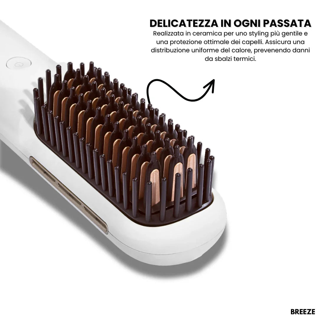 BREEZE MINI - SPAZZOLA LISCIANTE DA VIAGGIO - BREEZE