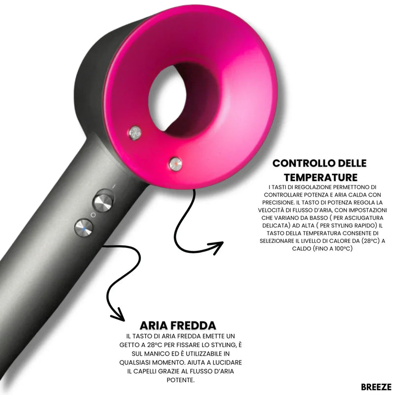 BREEZE-ASCIUGACAPELLI 5 IN 1 - BREEZE